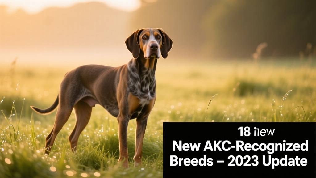 A Bracco Italiano standing alert in a grassy field, showcasing its elegant build and expressive face