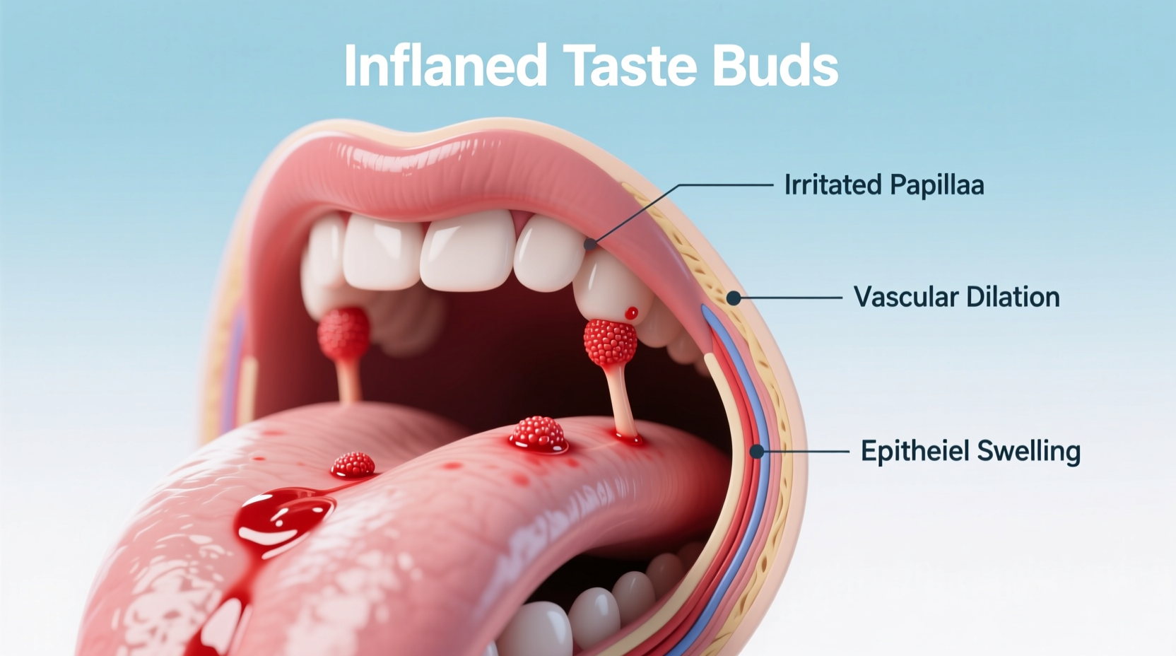 What Causes Inflamed Taste Buds: 8 Common Triggers