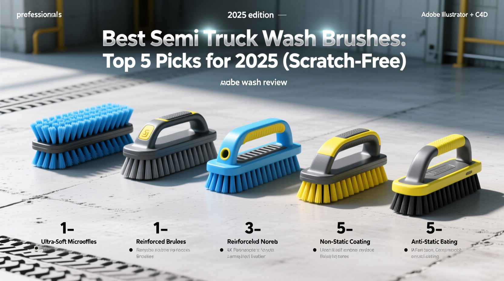 best semi truck wash brush