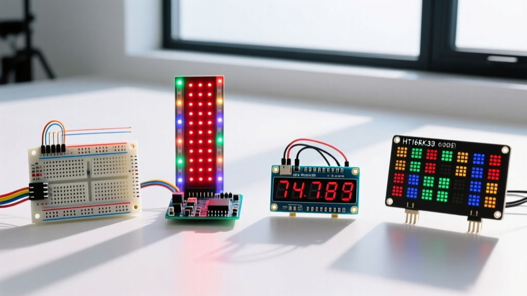 LED Display Arduino Selection: Matrix vs 7-Segment (2026)