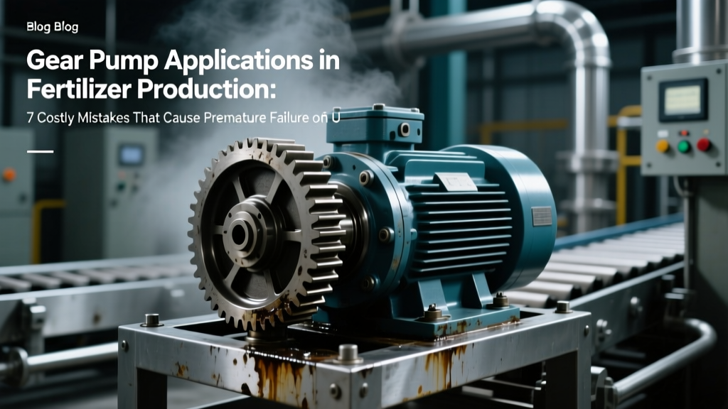 Gear Pump Failures in Fertilizer Plants: 7 Costly Mistakes