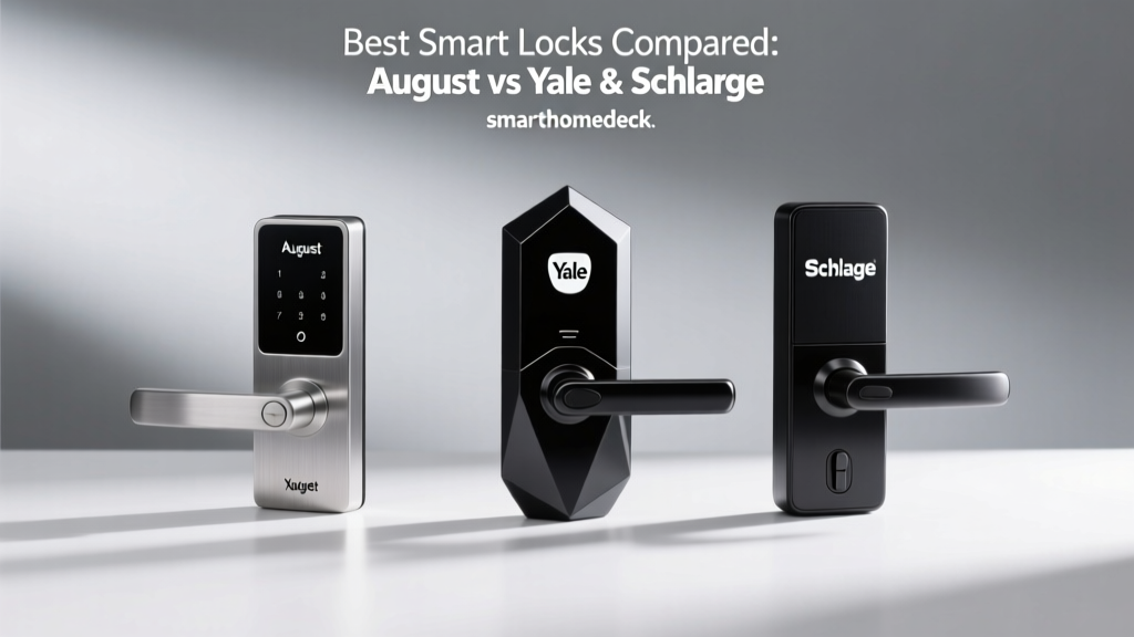 Best Smart Locks Compared: August vs Yale vs Schlage