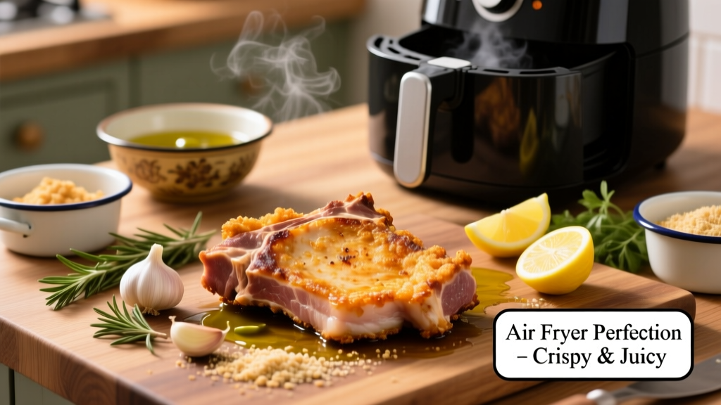 Crispy Juicy Air Fryer Pork Chops Recipe