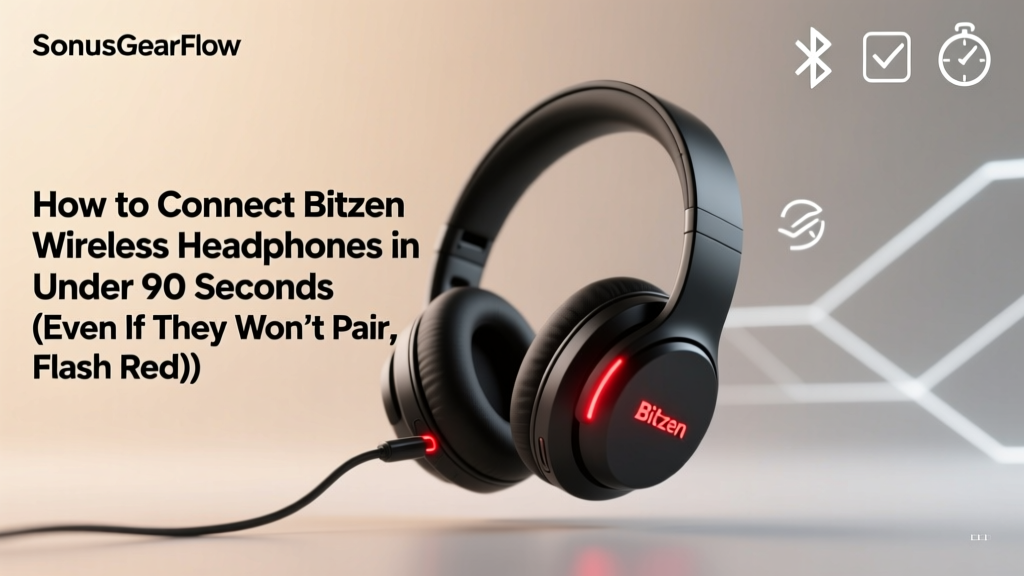 Bitzen Wireless Headphones Pairing Guide (2026)