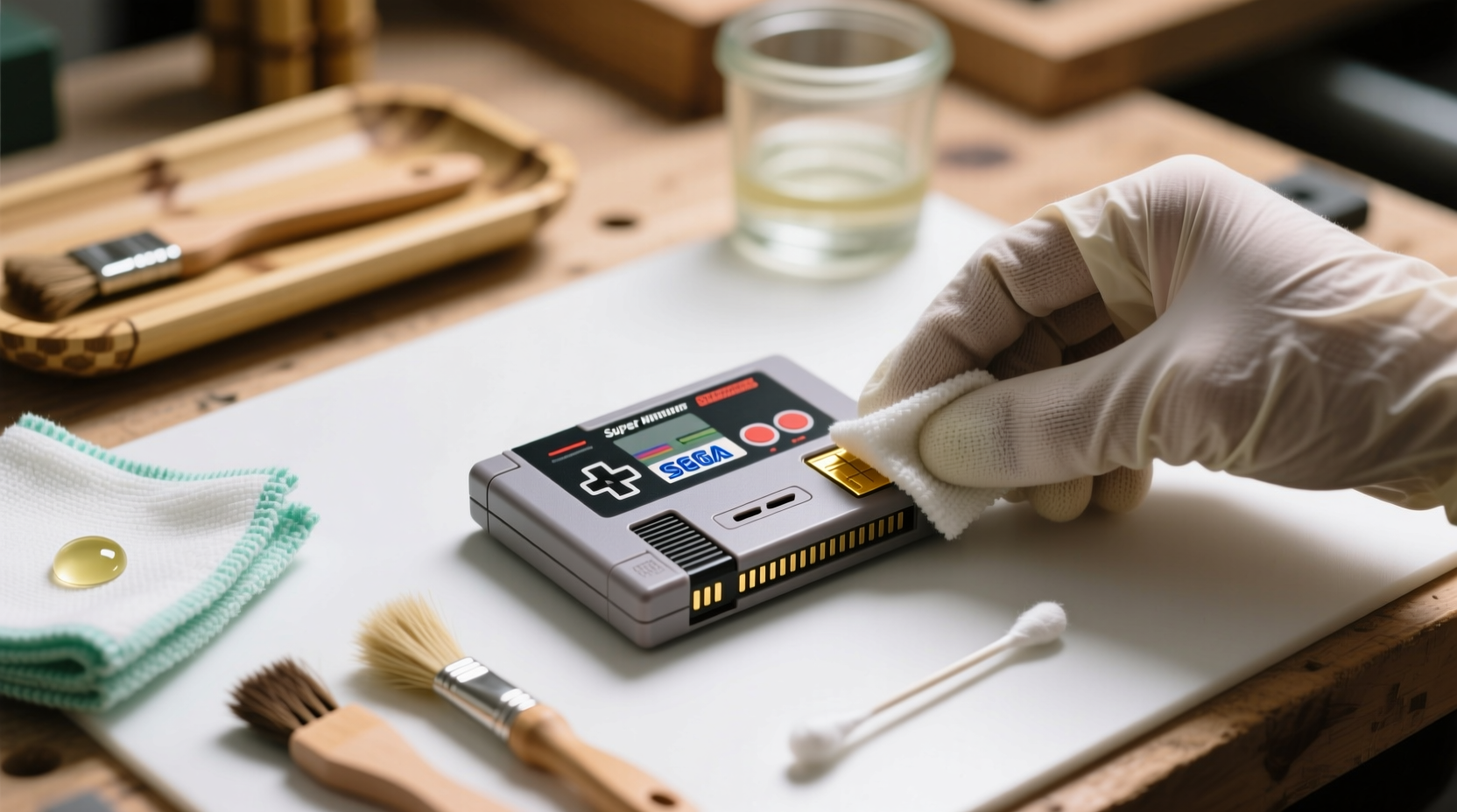 eco friendly cleaning tips for retro game cartridges