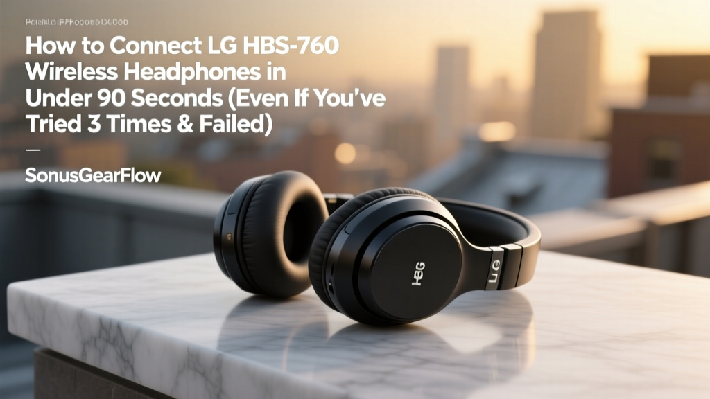 LG HBS-760 Pairing Guide: Fix Bluetooth Issues (2026)
