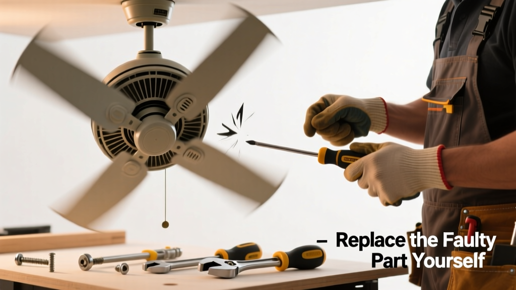 Ceiling Fan Wobbling? Replace the Faulty Part Yourself