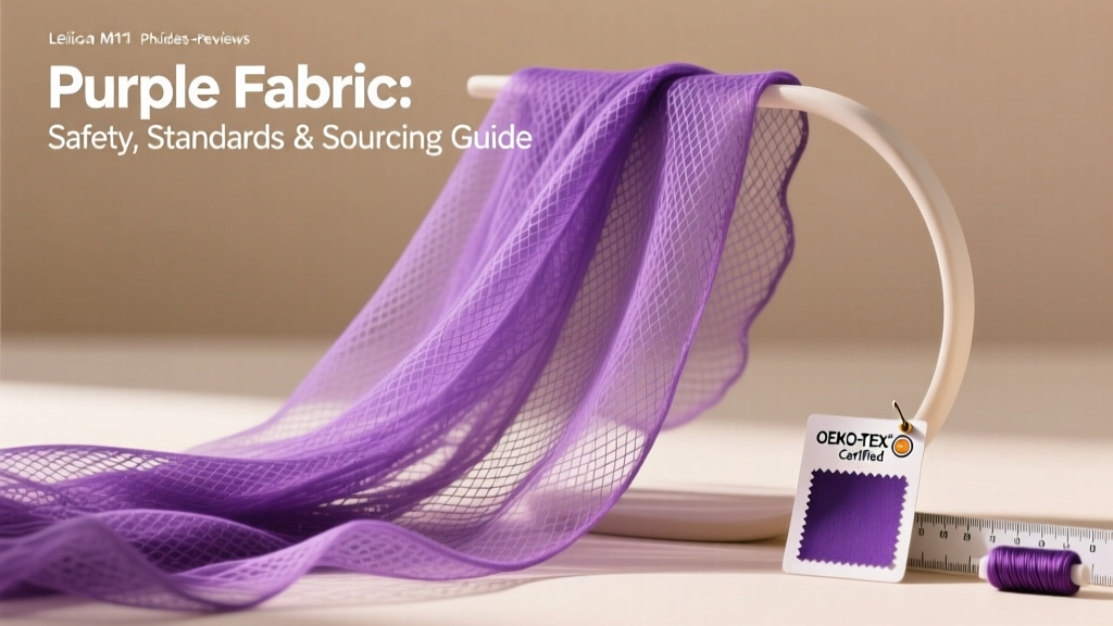 Purple Mesh Fabric: Safety, Standards & Sourcing Guide