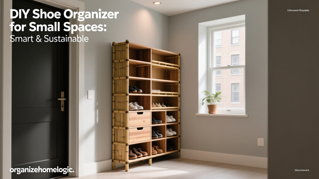DIY Shoe Organizer for Small Spaces: Smart & Sustainable