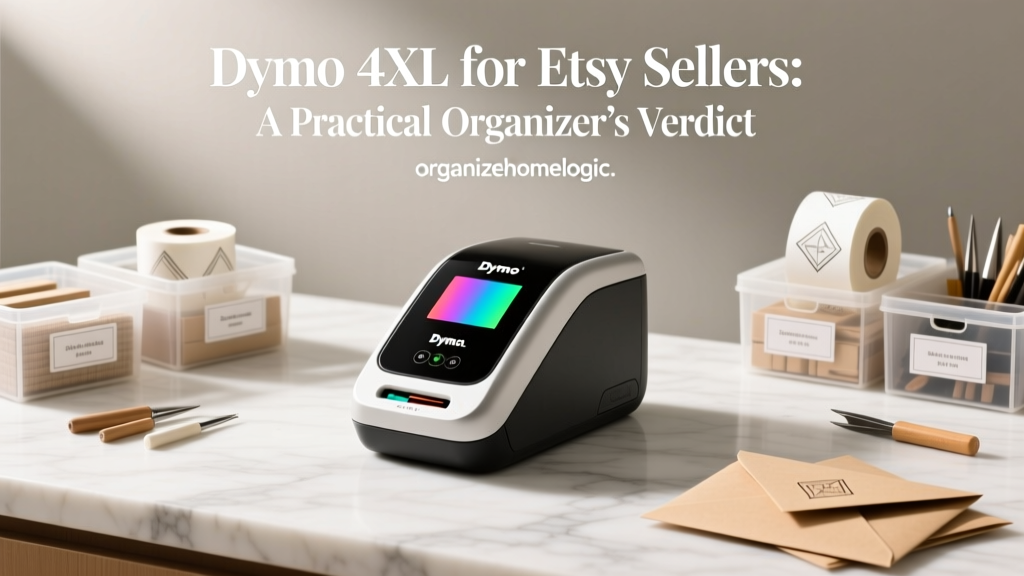 Dymo 4XL for Etsy Sellers: A Practical Organizer’s Verdict