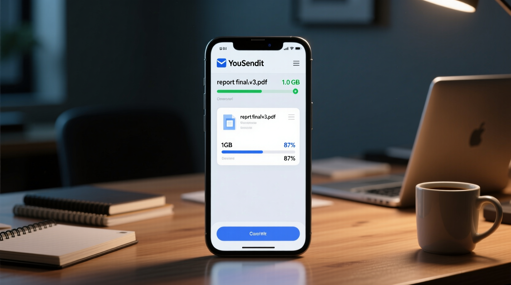 yousendit email a 1gb file