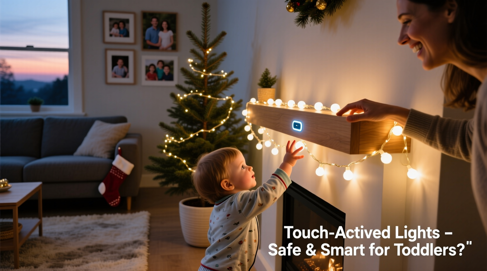 touch activated christmas lights are they practical for homes with toddlers