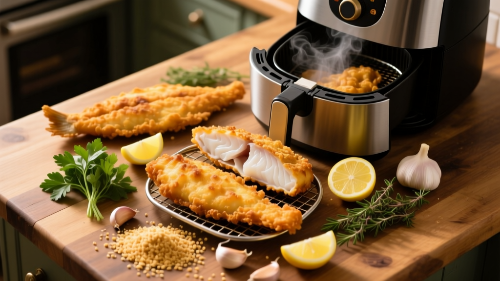 Air Fry Gorton's Pub Style Cod Crispy & Juicy