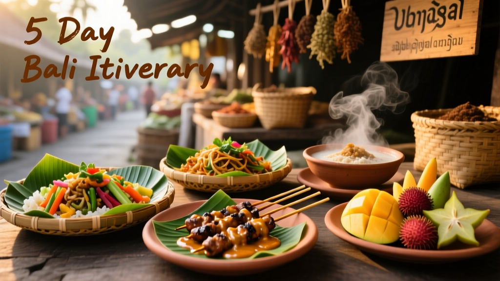 5-Day Bali Itinerary: Culture, Cuisine, and Coastal Charm in the Island of the Gods