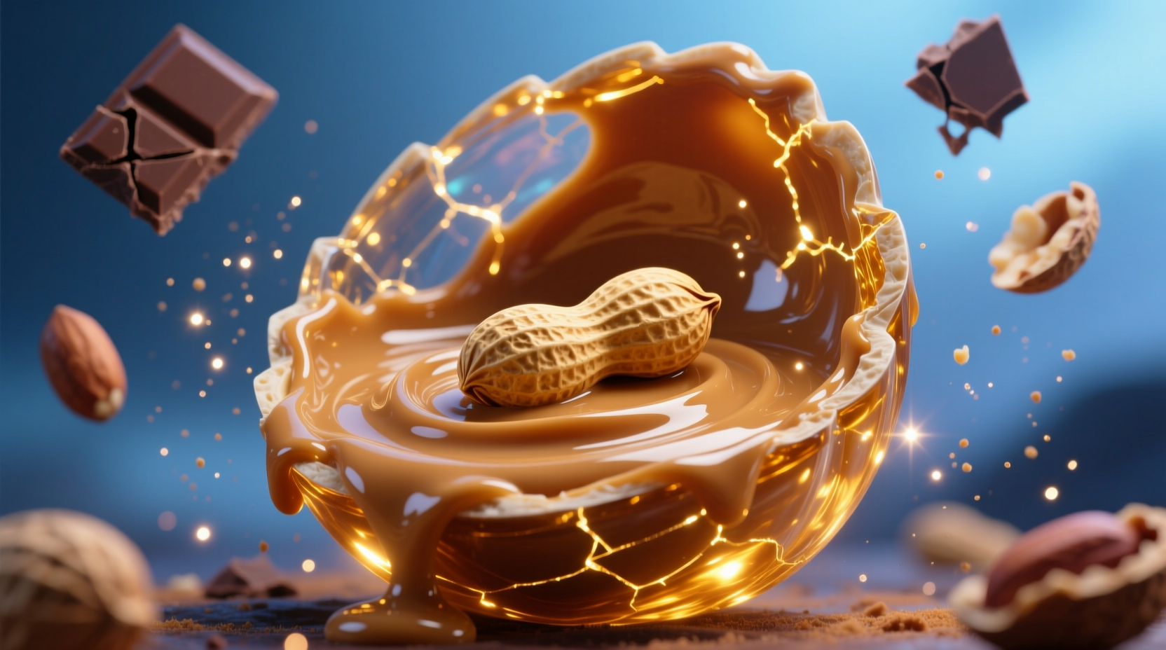 make delicious peanut butter magic shell with just tw