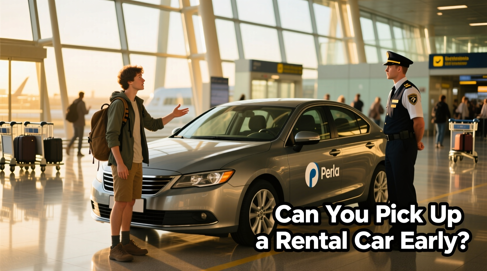 can you pick up a rental car early