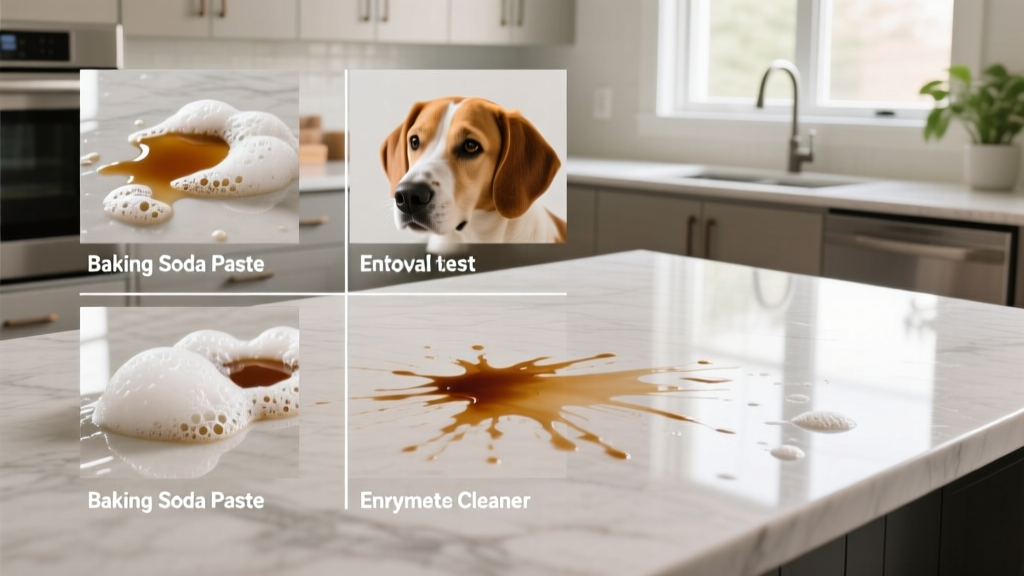 Tested: How to Get Pet Stain Out of Countertops Fast