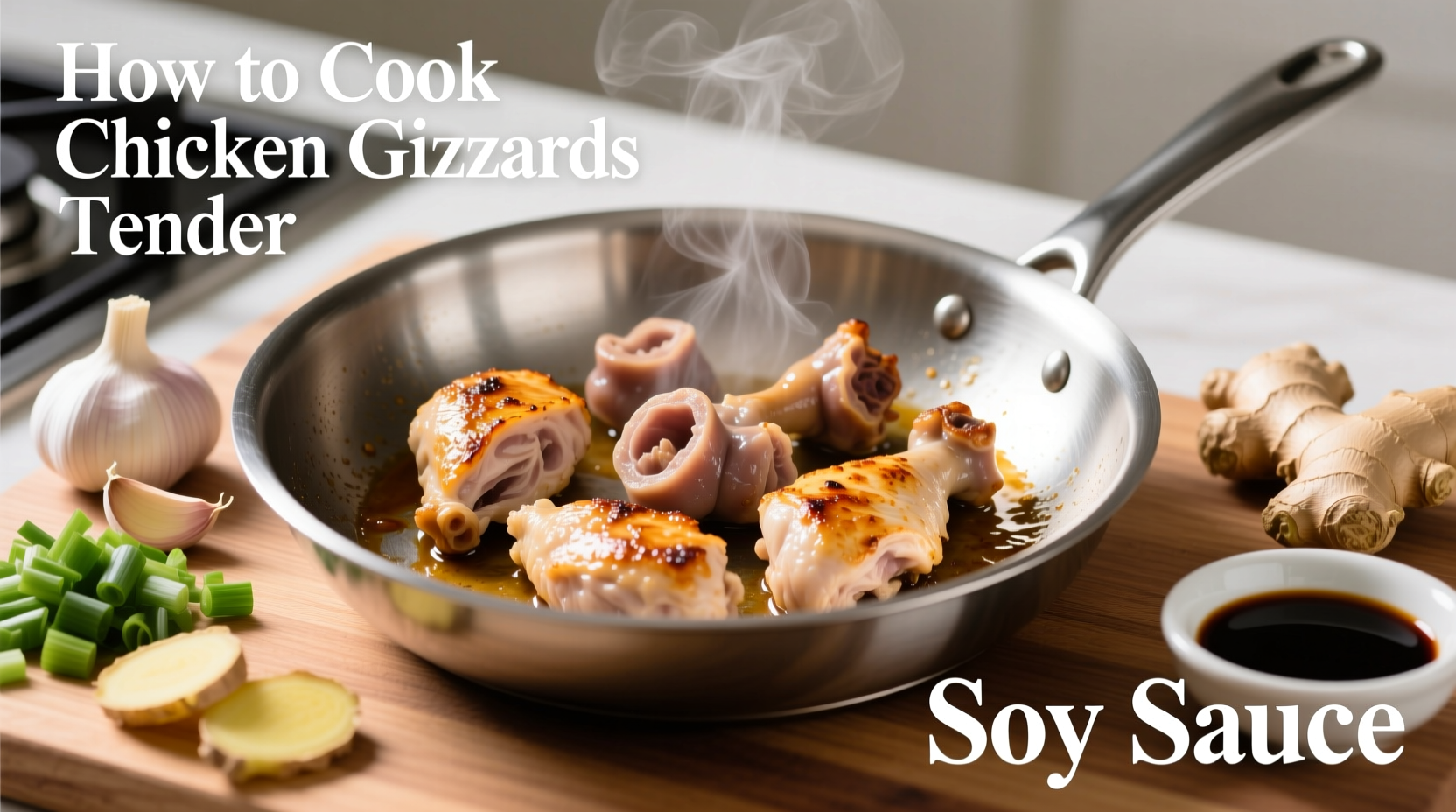 how to cook chicken gizzards tender