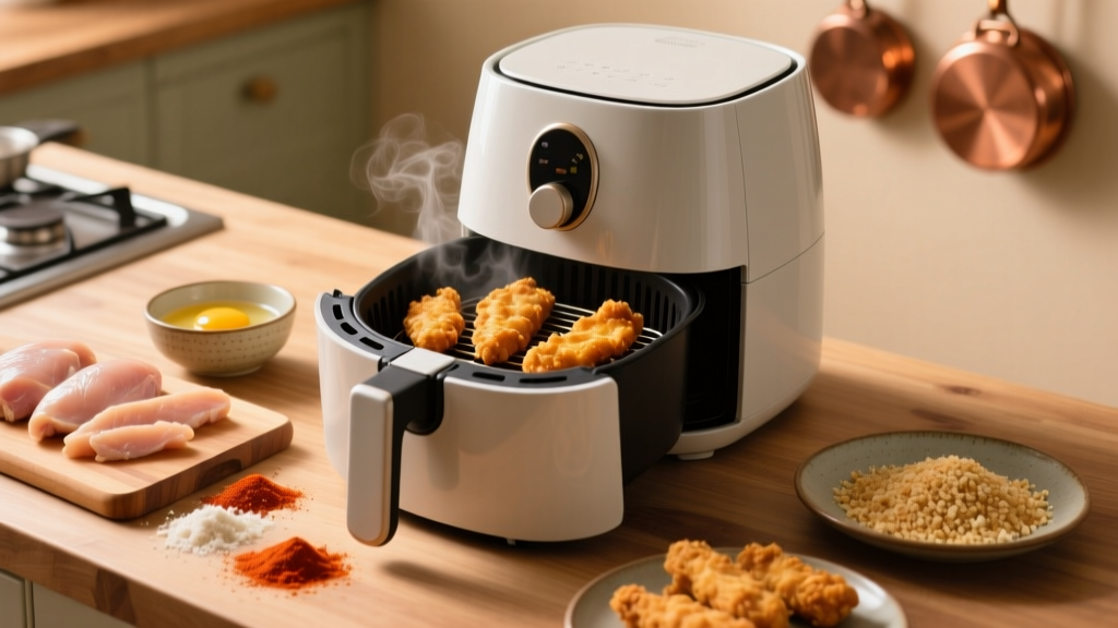 Easy Air Fryer Chicken Tenders (Crispy & Budget-Friendly)