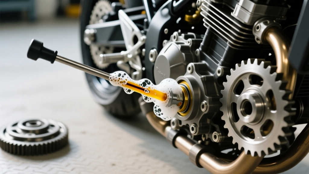 Motorcycle Transmission Oil Dipstick Reading: Diagnose False Levels