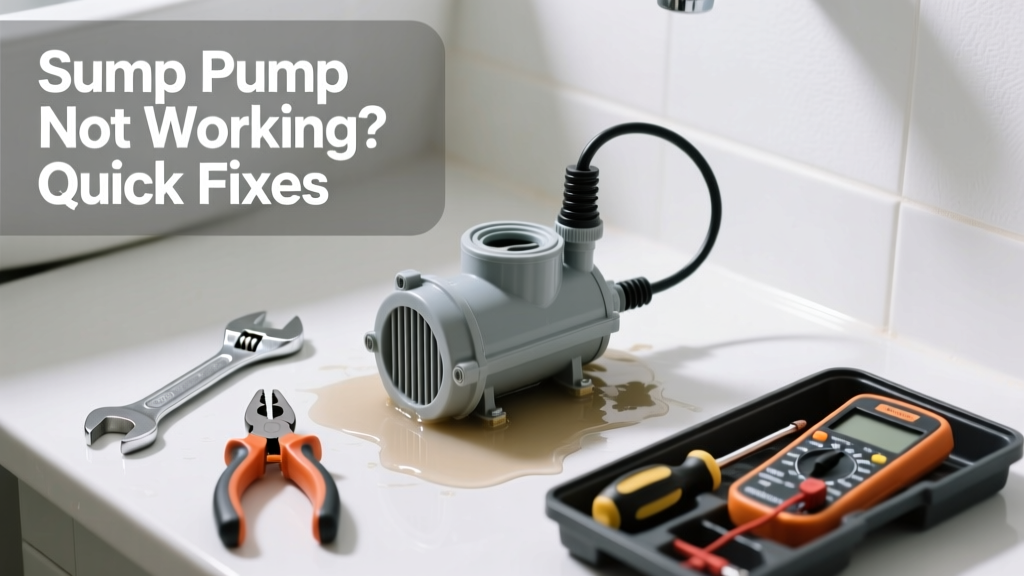 Sump Pump Not Working in Bathroom: Quick Fixes