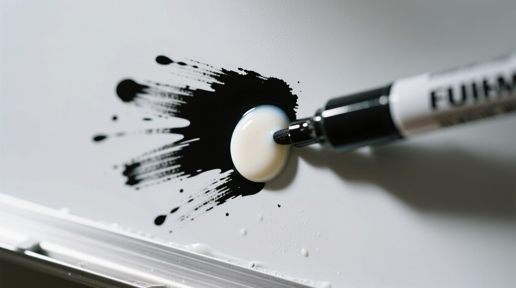 eco friendly whiteboard cleaning with oat milk