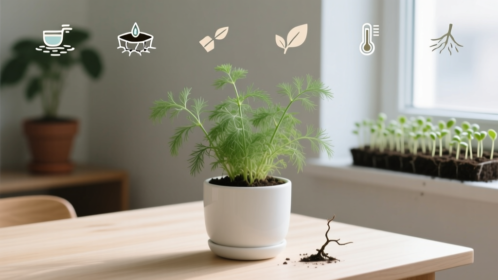 Why Indoor Dill Drops Leaves (and How to Fix It)
