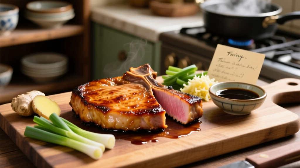 Air Fryer Teriyaki Pork Chops (Crispy & Juicy!)