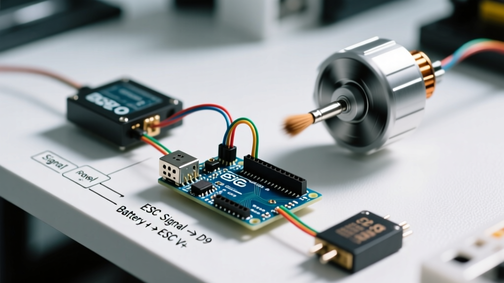 Controlling a Brushless Motor with Arduino: The Complete ESC Guide