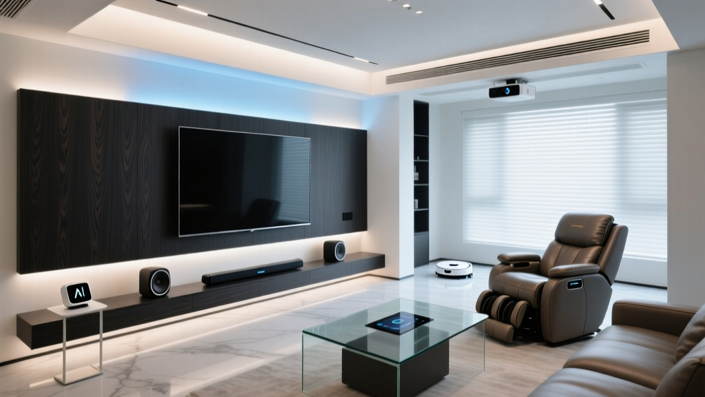 Ultimate Premium Smart Living Room and Theater Setup
