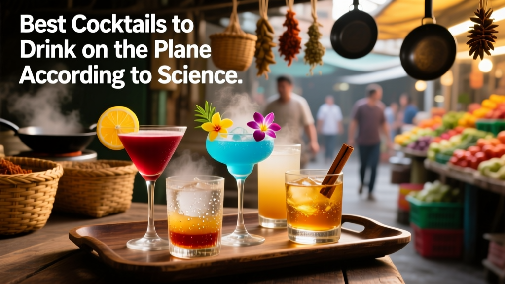 Best Cocktails to Drink on the Plane According to Science