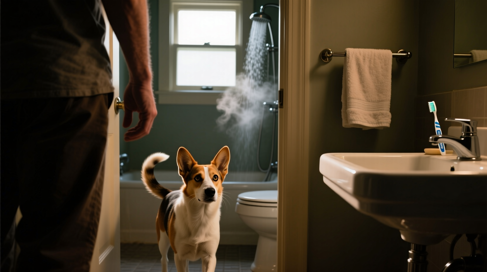 why does my pet follow me into the bathroom and what it reveals