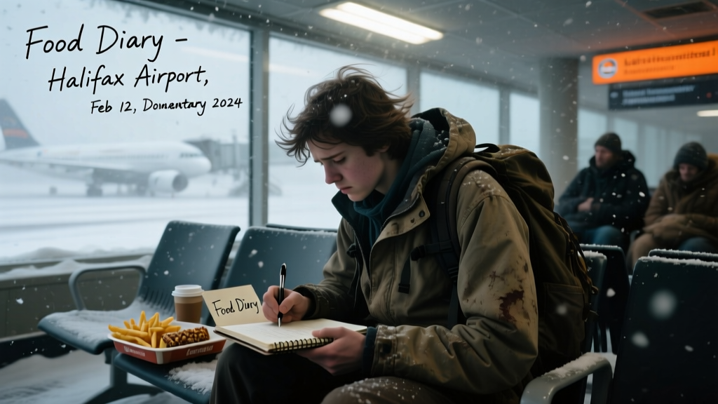 Halifax Airport Blizzard Layover Food Diary: Surviving a 14-Hour Winter Stopover on $28.75