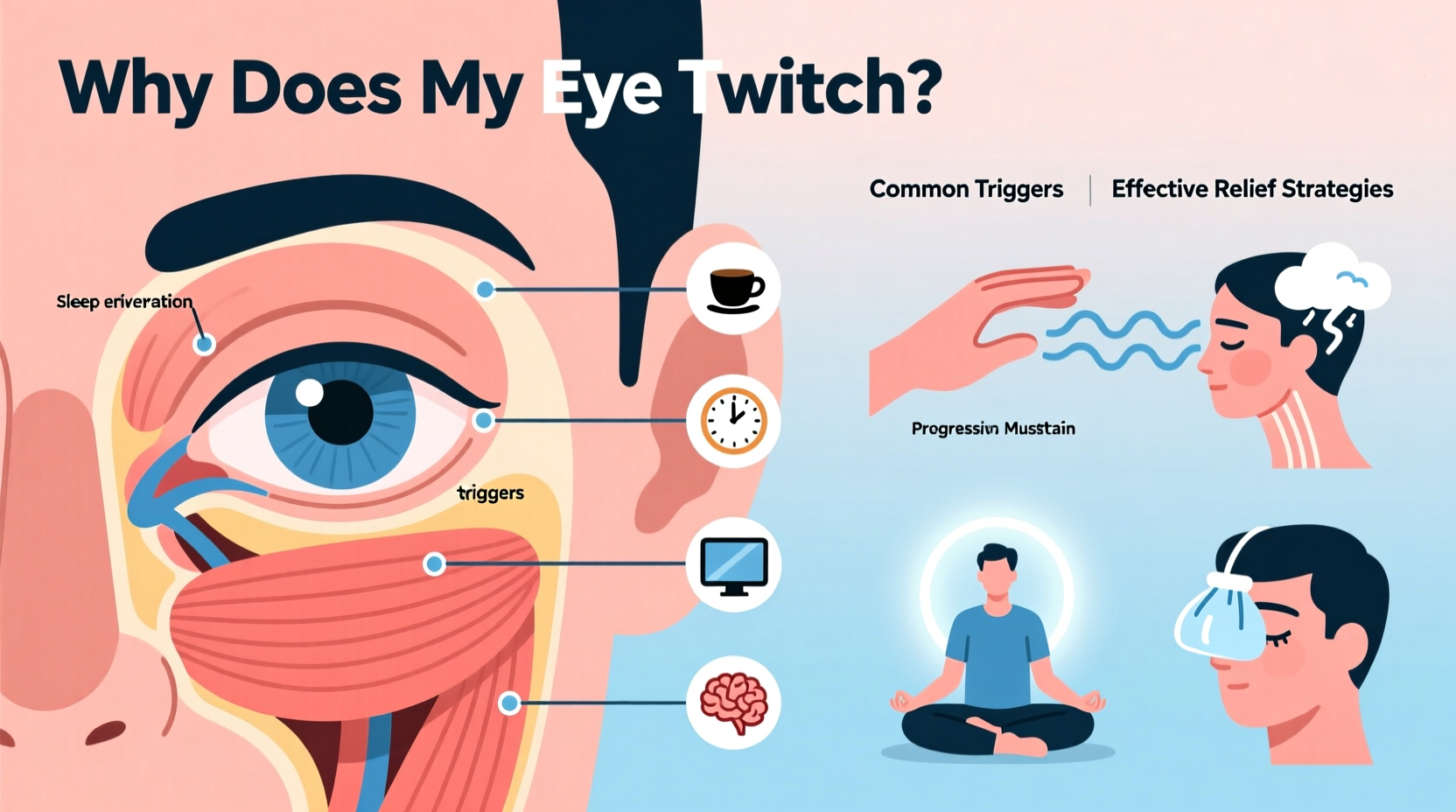 why does my eye twitch common triggers and stress relief