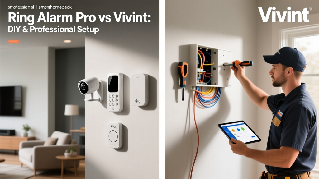 Ring Alarm Pro vs Vivint: DIY vs Professional Setup