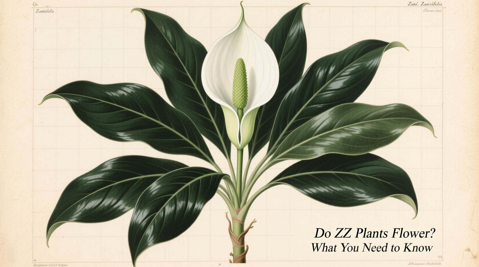 Do ZZ Plants Flower? Rare Facts | TheHomeSprouts