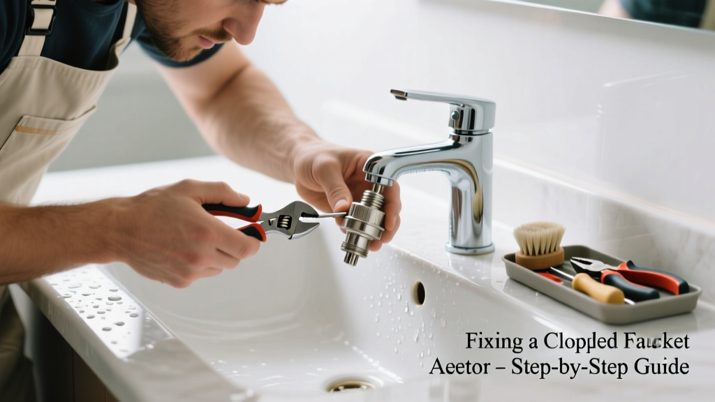 Fixing a Clogged Bathroom Faucet Aerator