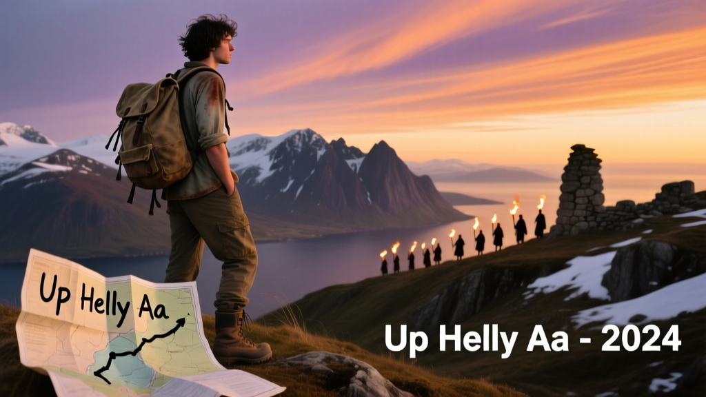 Up Helly Aa: Shetland’s Fire Festival on a Backpacker’s Budget
