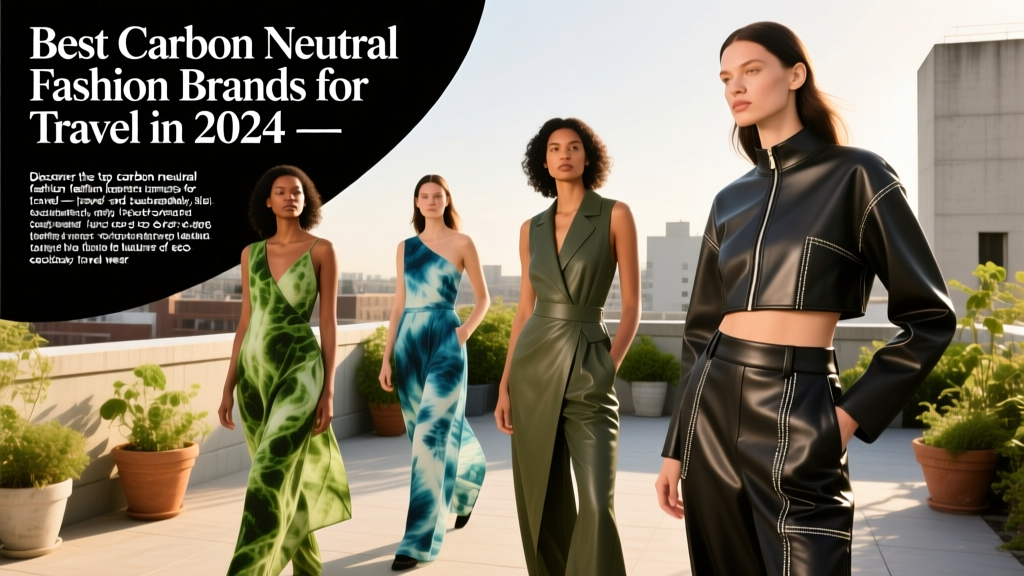 Best Carbon Neutral Fashion Brands for Travel in 2024