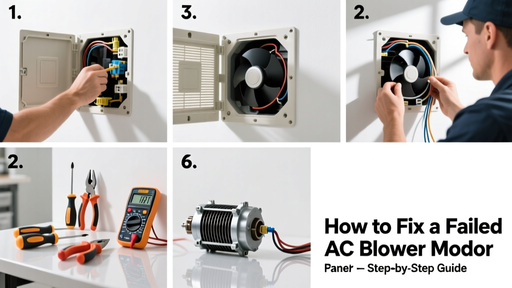 How to Fix a Failed AC Blower Motor (Step-by-Step)