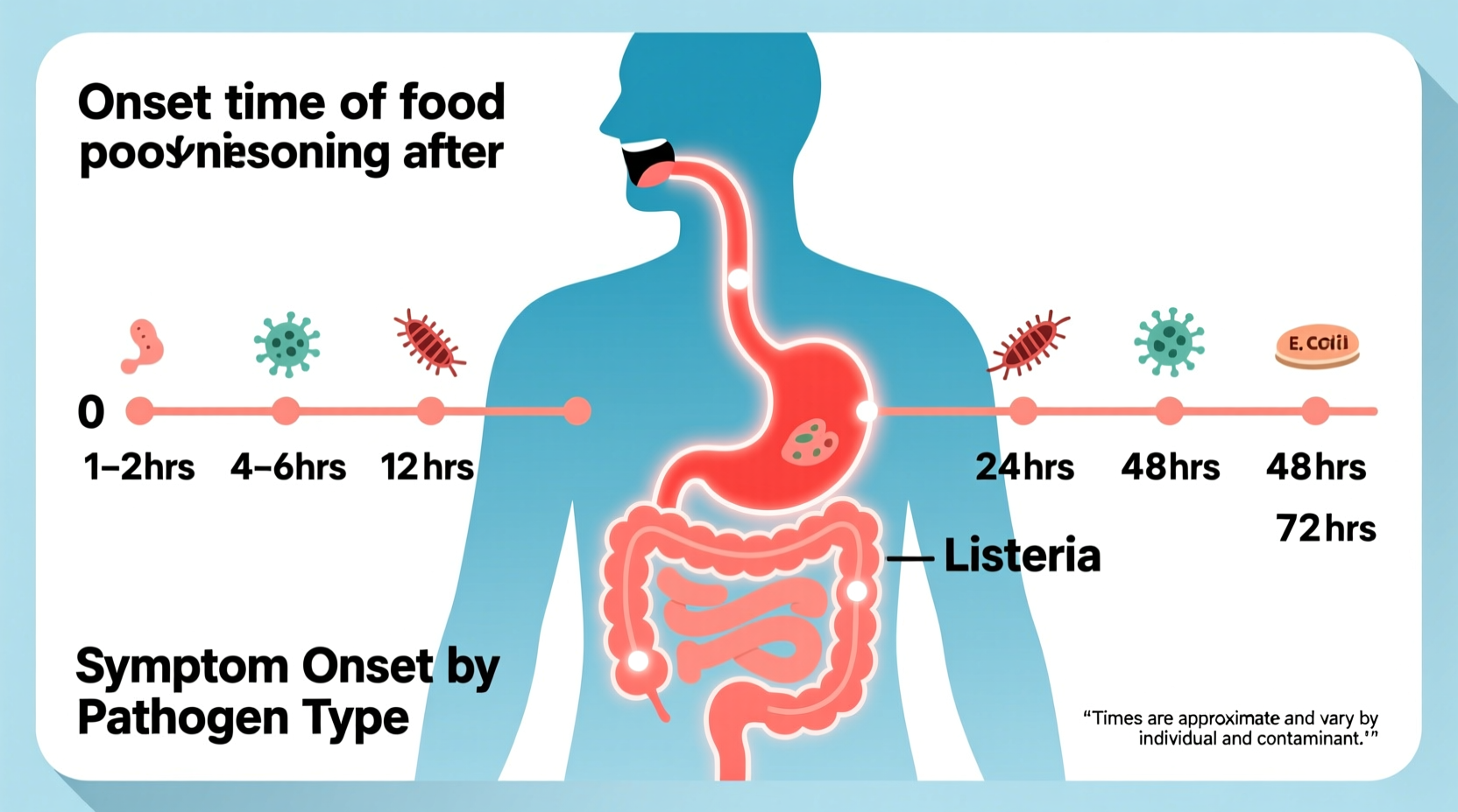 Food Poisoning Onset Time: When Symptoms Begin After Eating