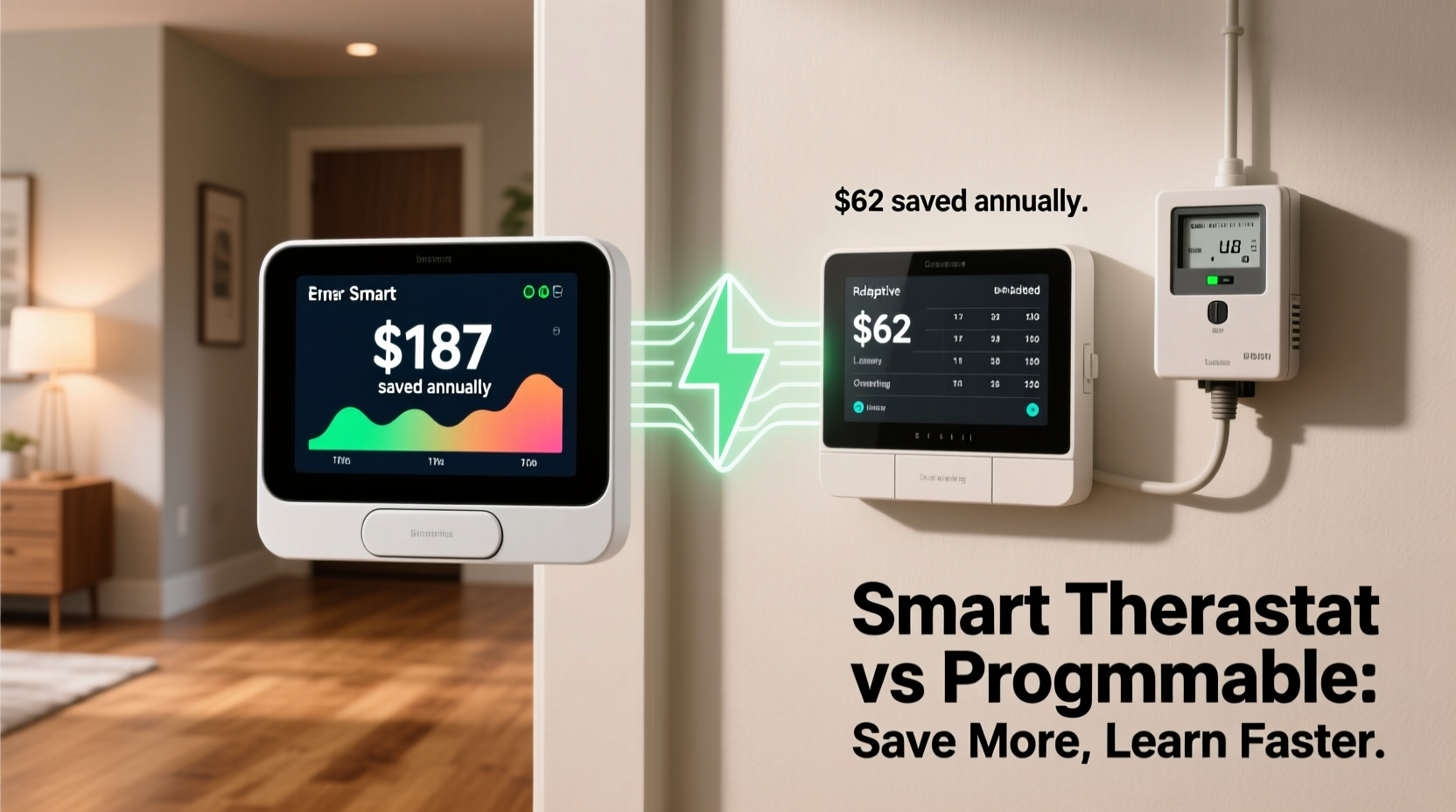 smart thermostat vs programmable which saves more on energy bills annually
