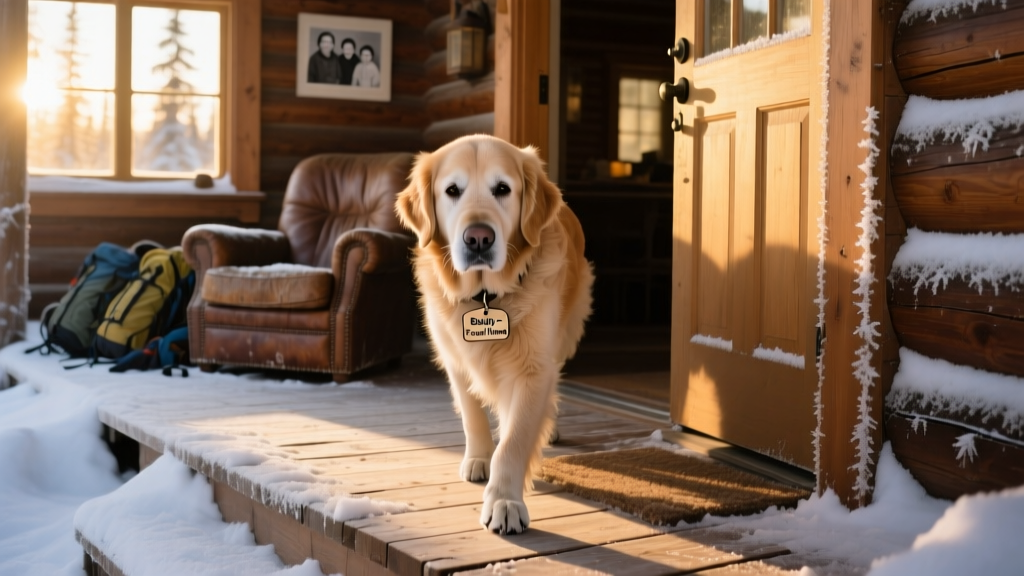 Elderly, Blind Golden Retriever Returns Home After 3 Weeks Missing in Alaska Wilderness