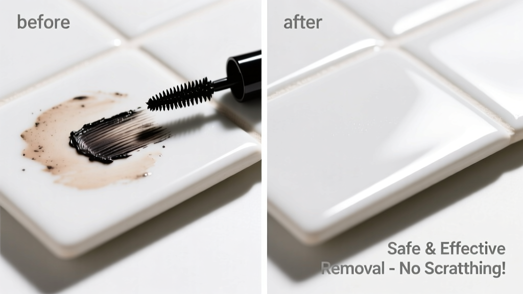 How to Remove Mascara from Ceramic Surfaces Safely