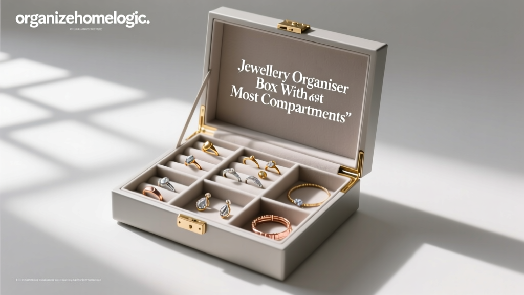 Jewellery Organiser Box With Most Compartments