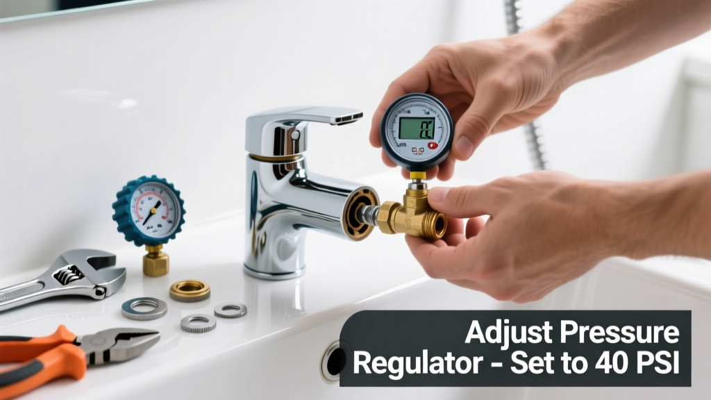 Fix High Water Pressure in Bathroom Faucets & Shower
