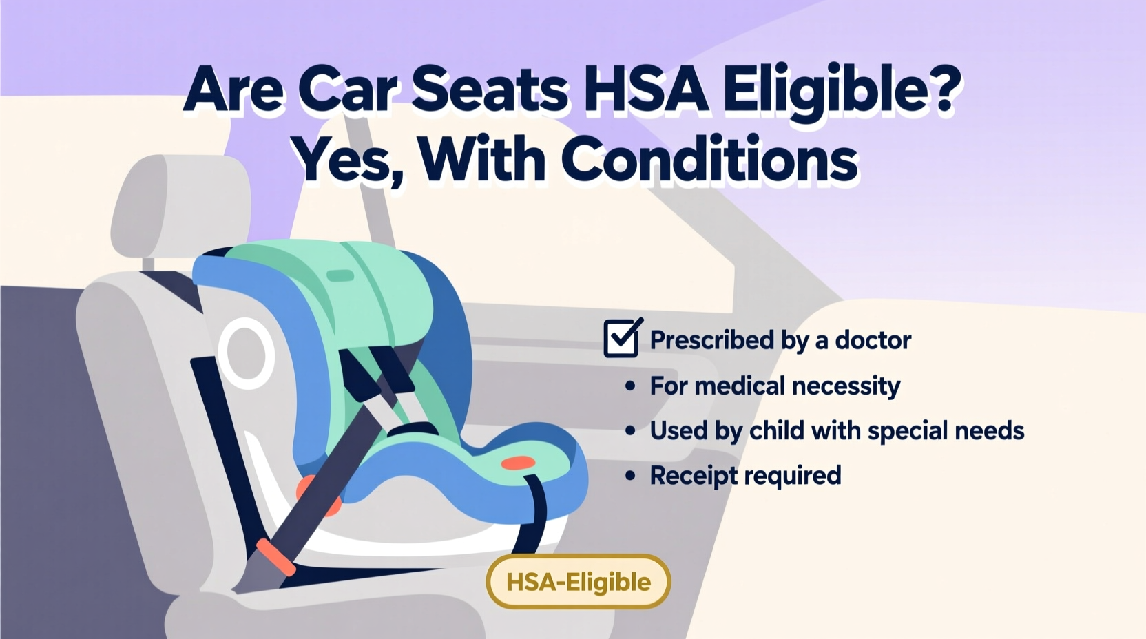 are car seats hsa eligible