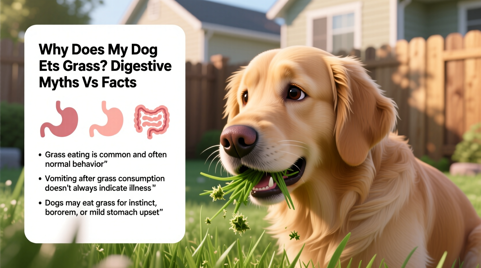 why does my dog eat grass and vomit afterwards digestive myths vs facts