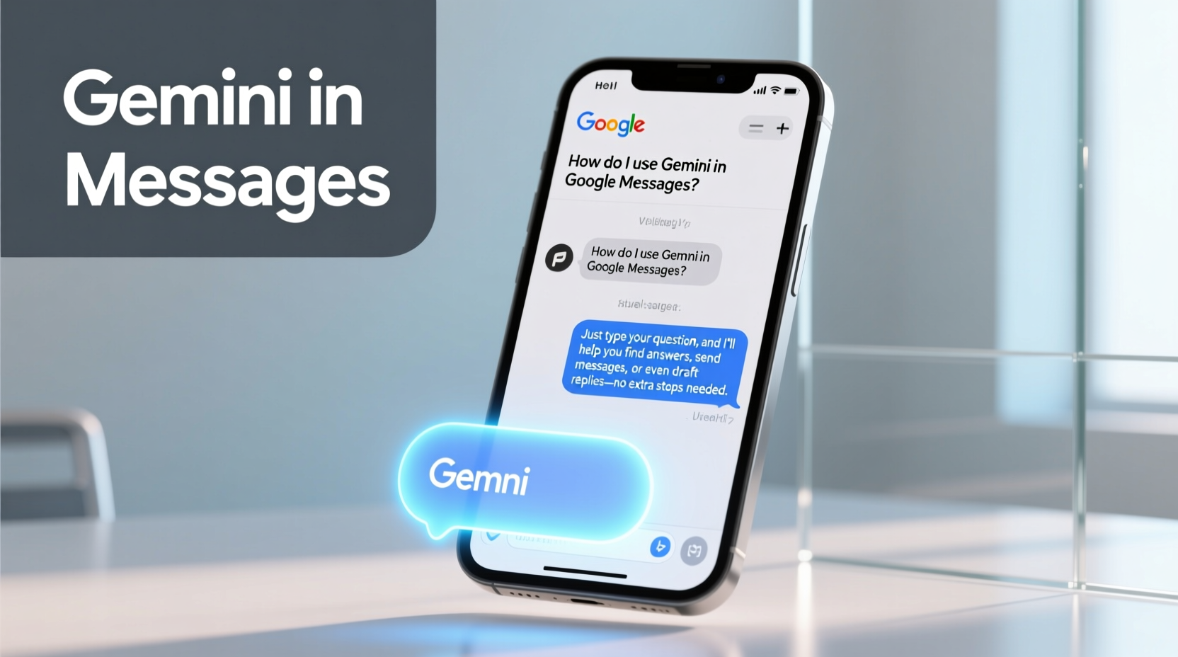 how to use gemini in google messages