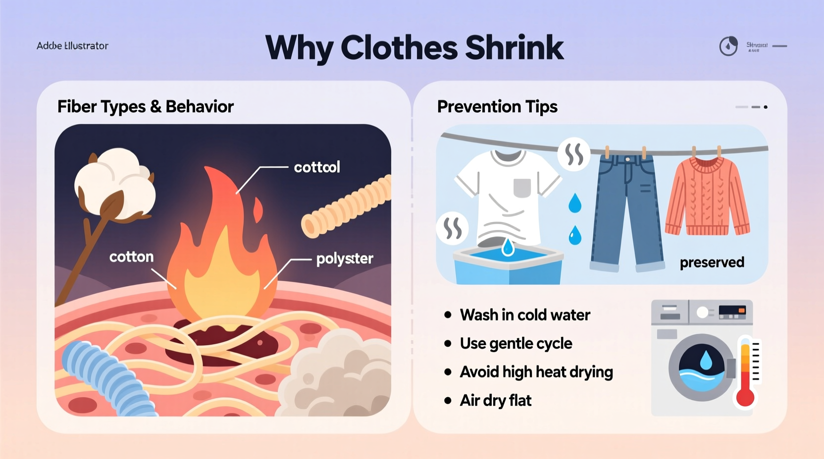why do clothes shrink in the wash fabric science and prevention tips